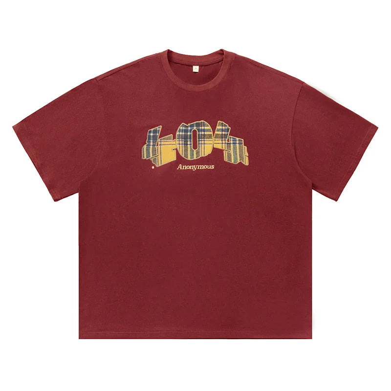 Baggy "404" Graphic T Shirt — vista posteriore