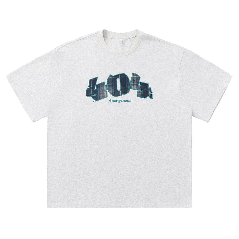 Baggy "404" Graphic T Shirt — dettaglio della stampa