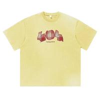Baggy "404" Graphic T Shirt — vista frontale