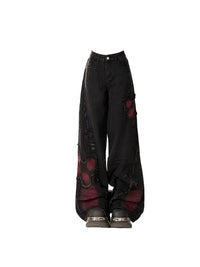 Baggy Butterfly Jeans — vista frontale
