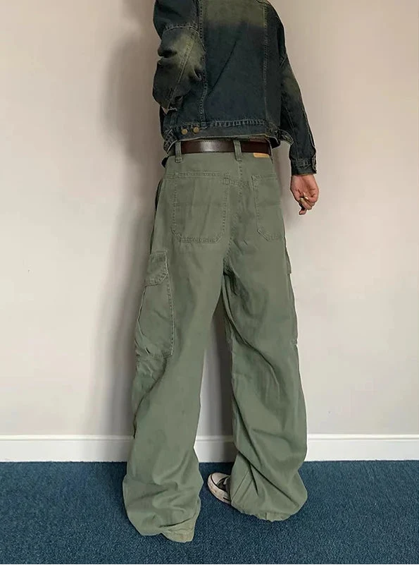 Baggy Cargo Boyfriend Fit Jeans — dettaglio della stampa