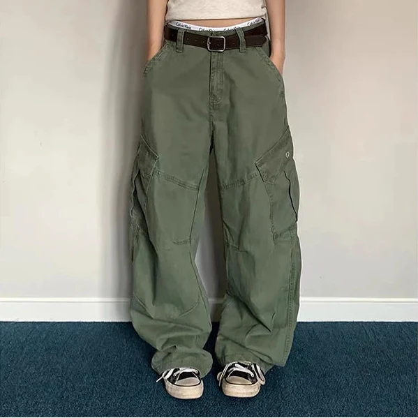 Baggy Cargo Boyfriend Fit Jeans — vista frontale