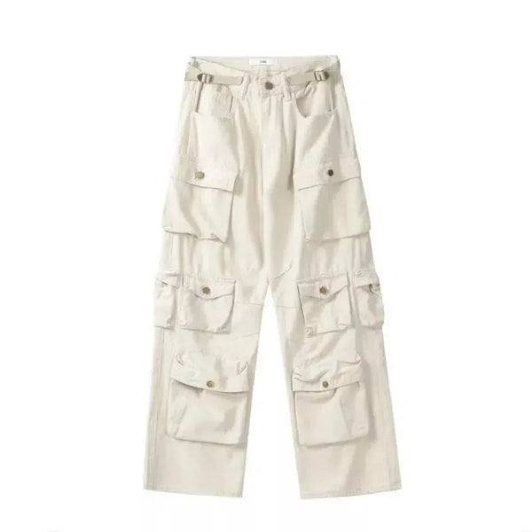 Baggy Cargo Pocket Trousers — vista frontale