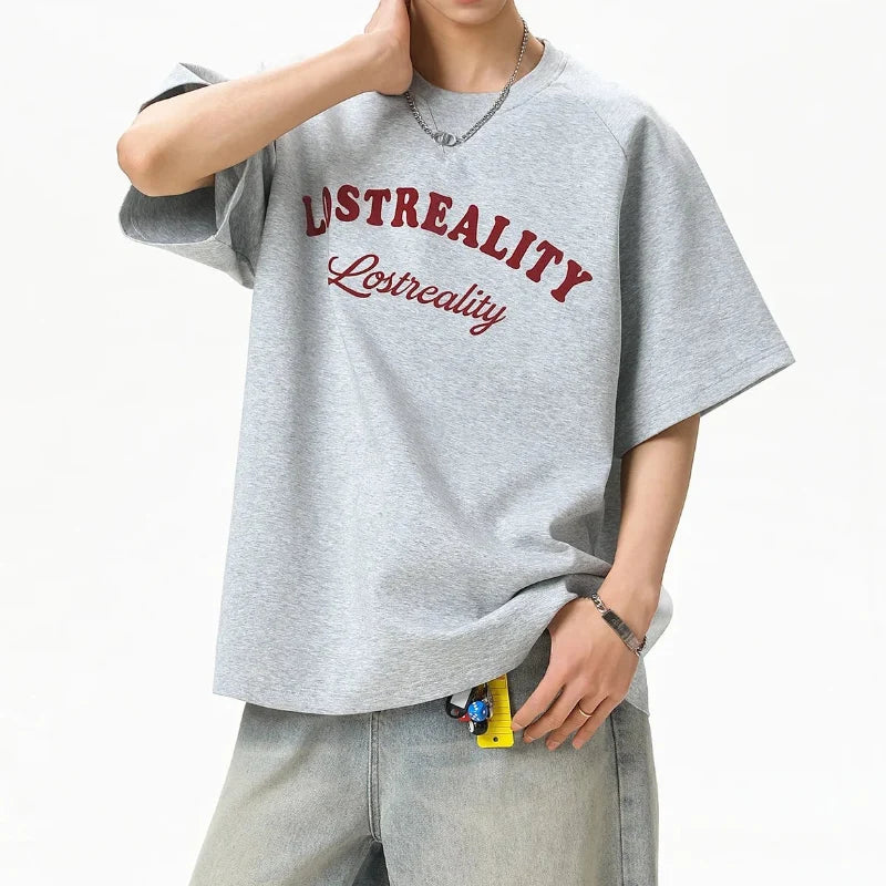 Baggy "Lost Reality" Graphic T Shirt — vista completa