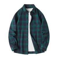 Baggy Plaid Long Sleeve Button Up Flannel Shirt — in alternativa