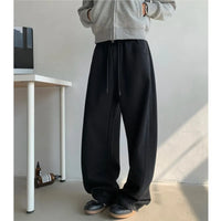 Baggy Straight Leg Sweatpant Joggers Trousers — vista laterale