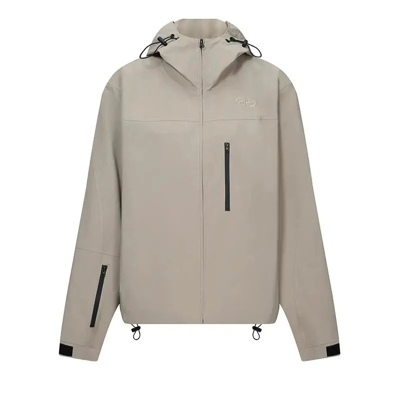 Baggy Waterproof Rain Jacket Coat — vista frontale