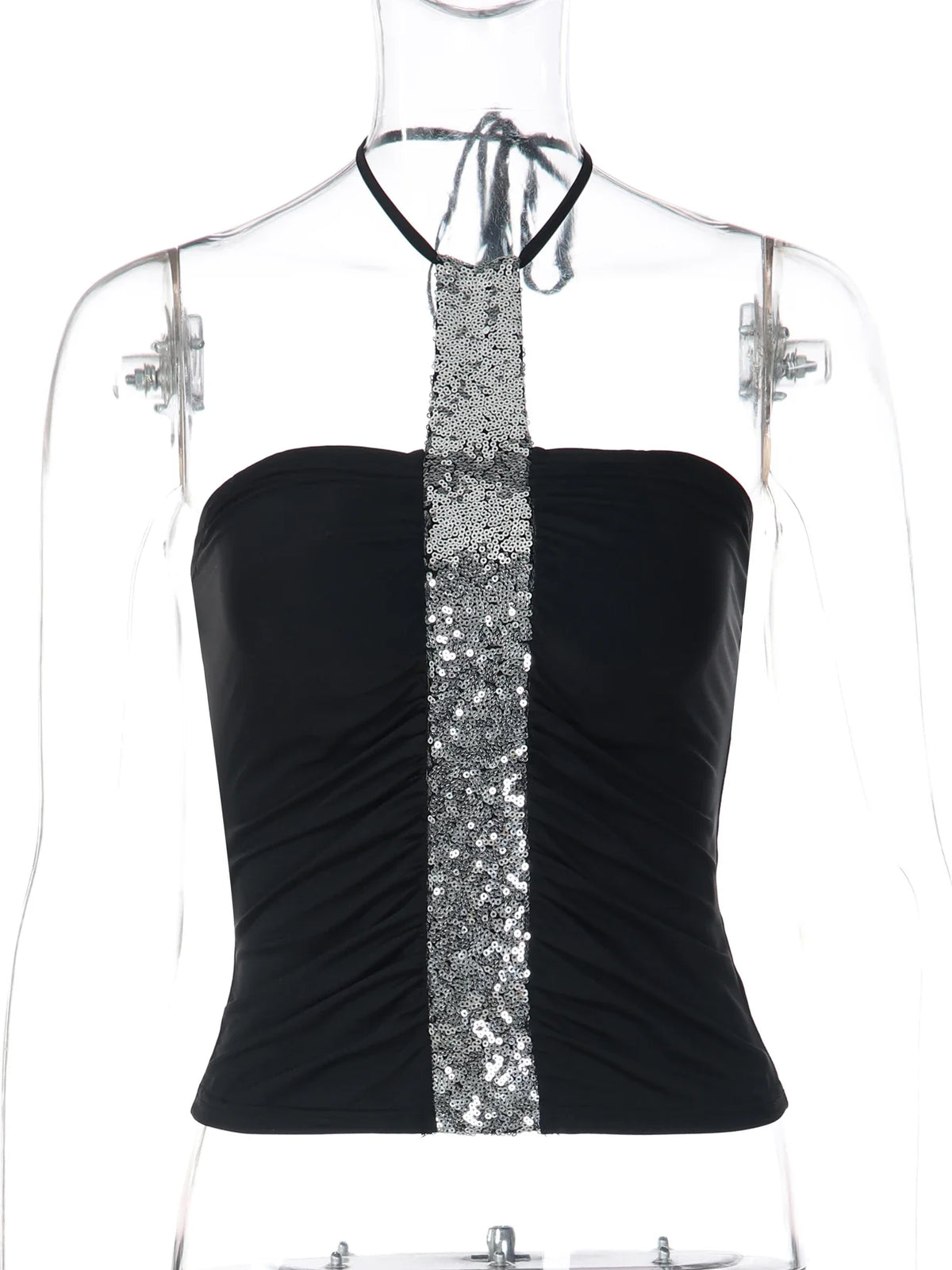 Bandeau Tube Top Style Halter Top — vista laterale