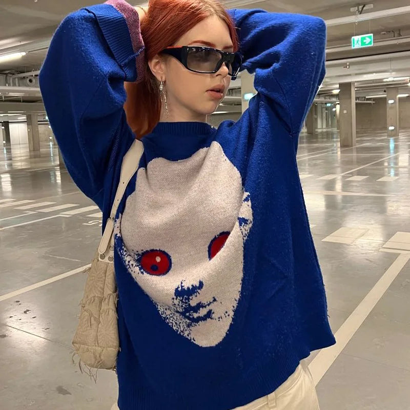 Big Baby Knitted Sweater — vista frontale