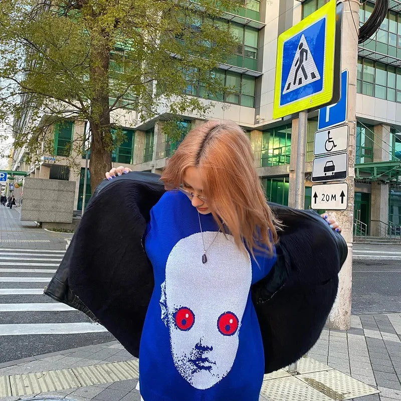 Big Baby Knitted Sweater — vista posteriore