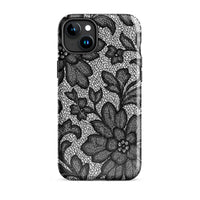 Black Lace Lingerie MagSafe Case — dettaglio
