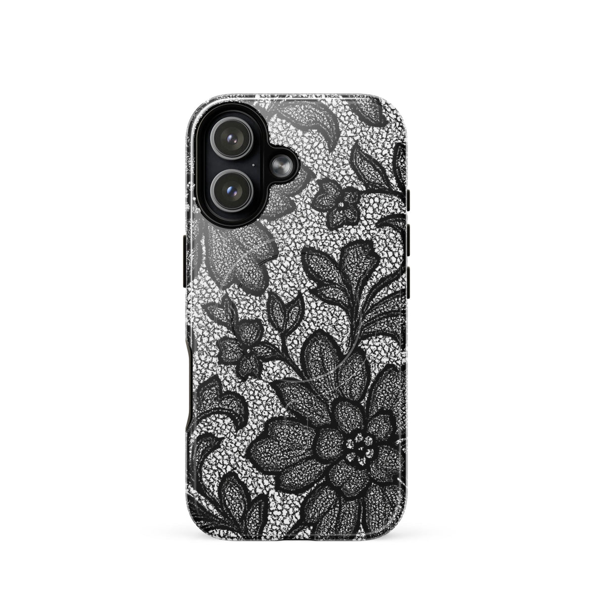 Y2K Black Lace Lingerie MagSafe Case