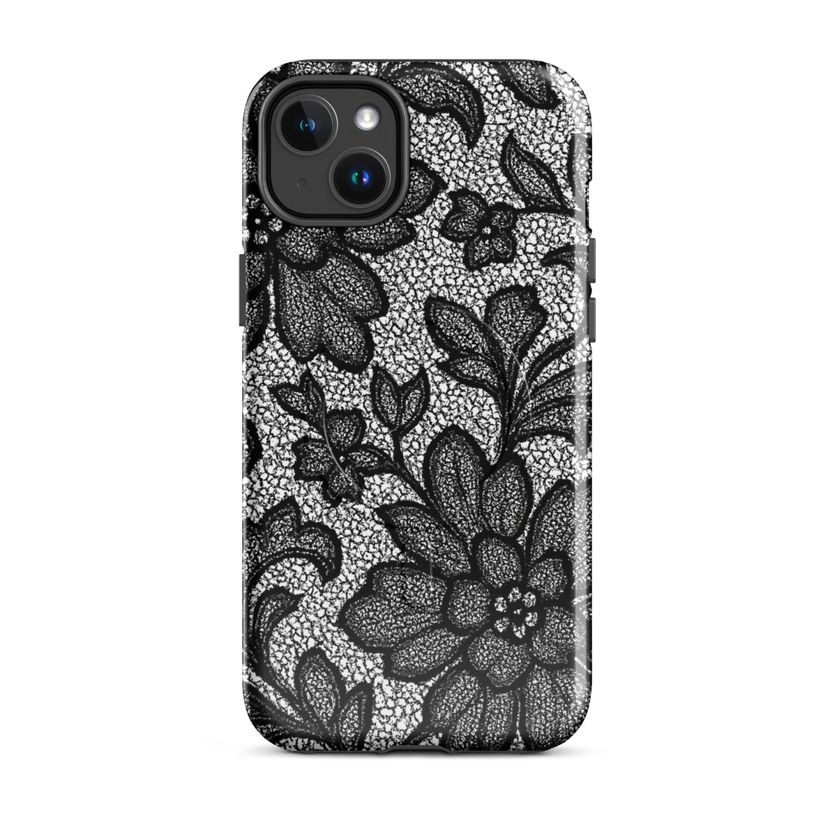 Black Lace Lingerie MagSafe Case — dettaglio