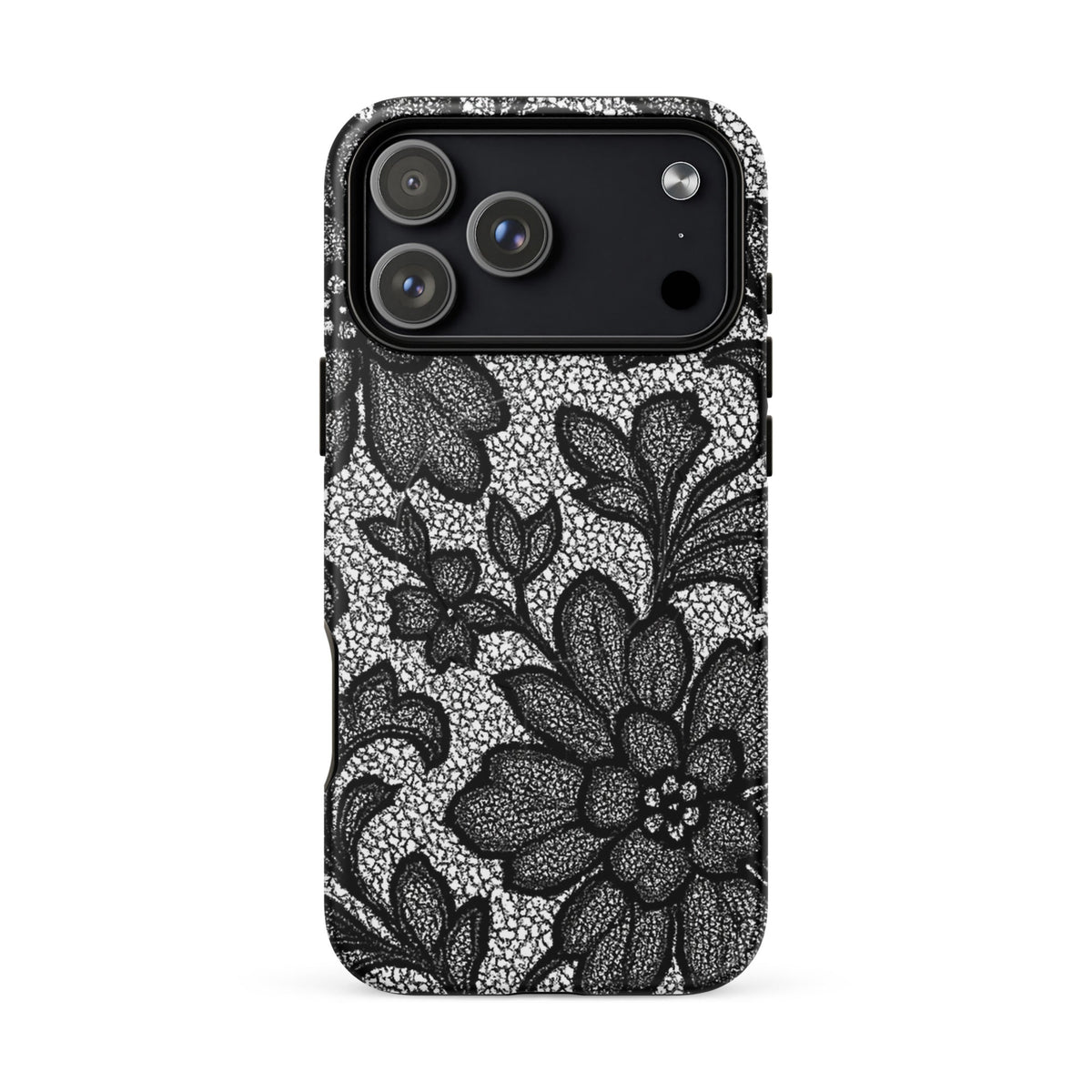 Y2K Black Lace Lingerie MagSafe Case