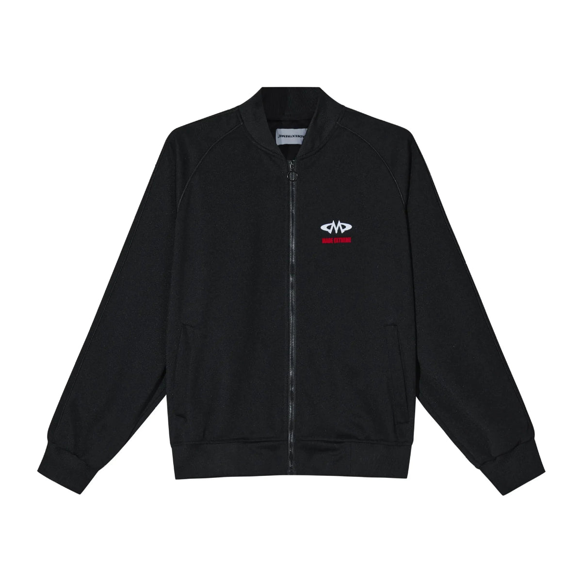 Black White Streetwear Jacket — vista posteriore