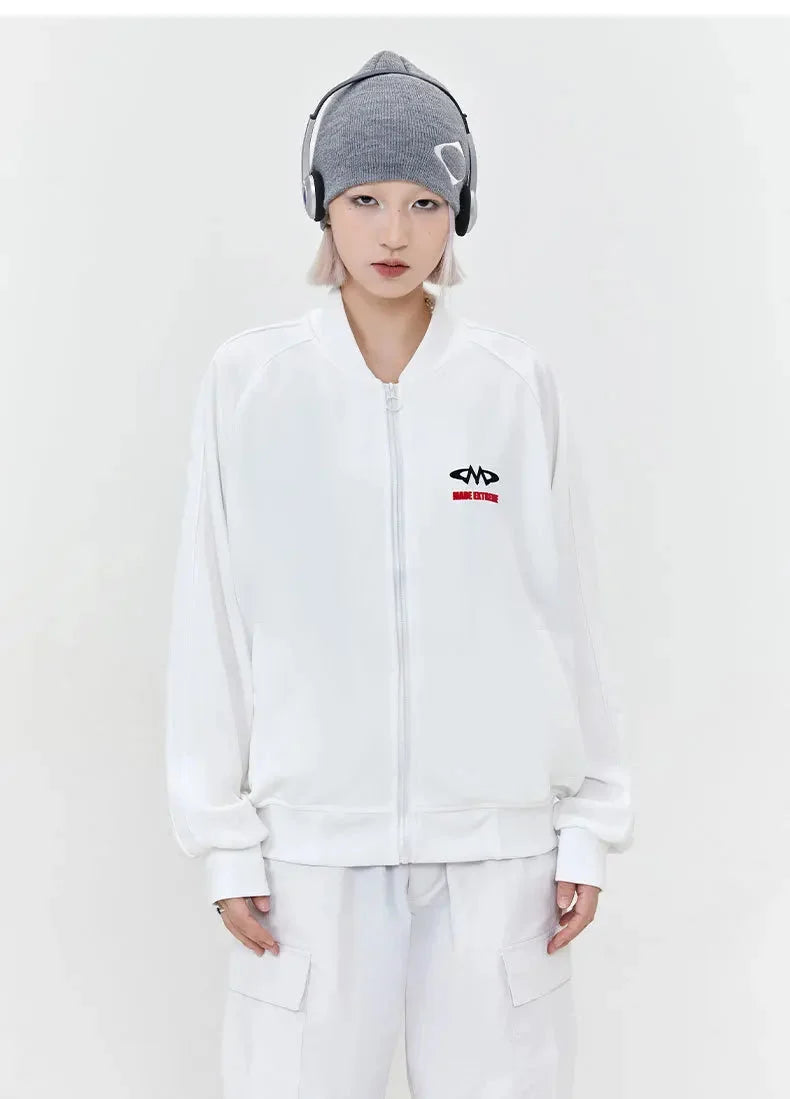 Black White Streetwear Jacket — vista completa