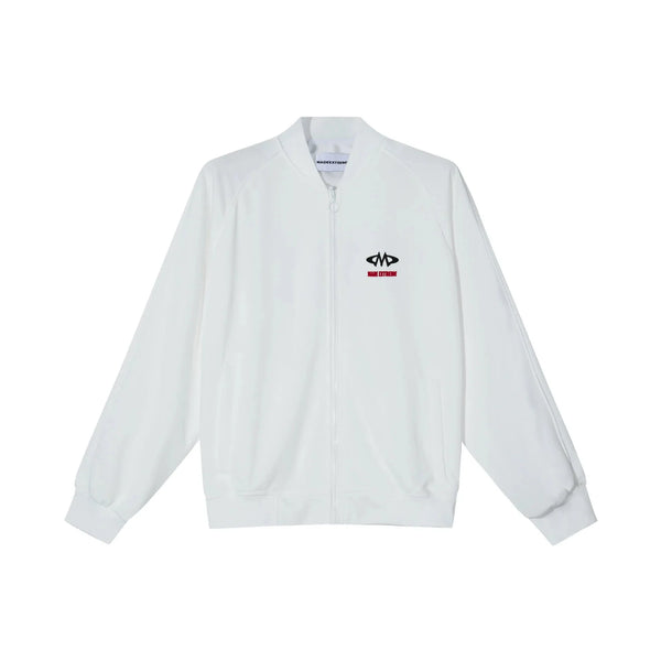 Black White Streetwear Jacket — vista frontale