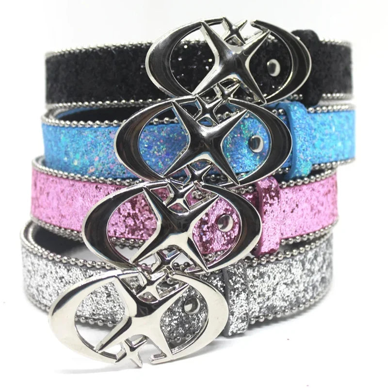 Bling Star Faux Diamond Rhinestone Belt — in alternativa