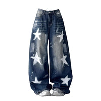 Blue Star Baggy Wide Leg Jeans — vista frontale