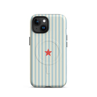 Blue Striped MagSafe Case — vista posteriore