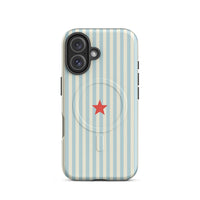 Blue Striped MagSafe Case — vista posteriore