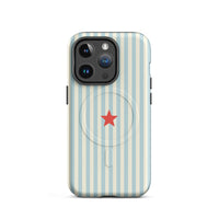 Blue Striped MagSafe Case — vista laterale