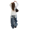Y2K Blue Vintage Graphic High Waisted Baggy Jeans