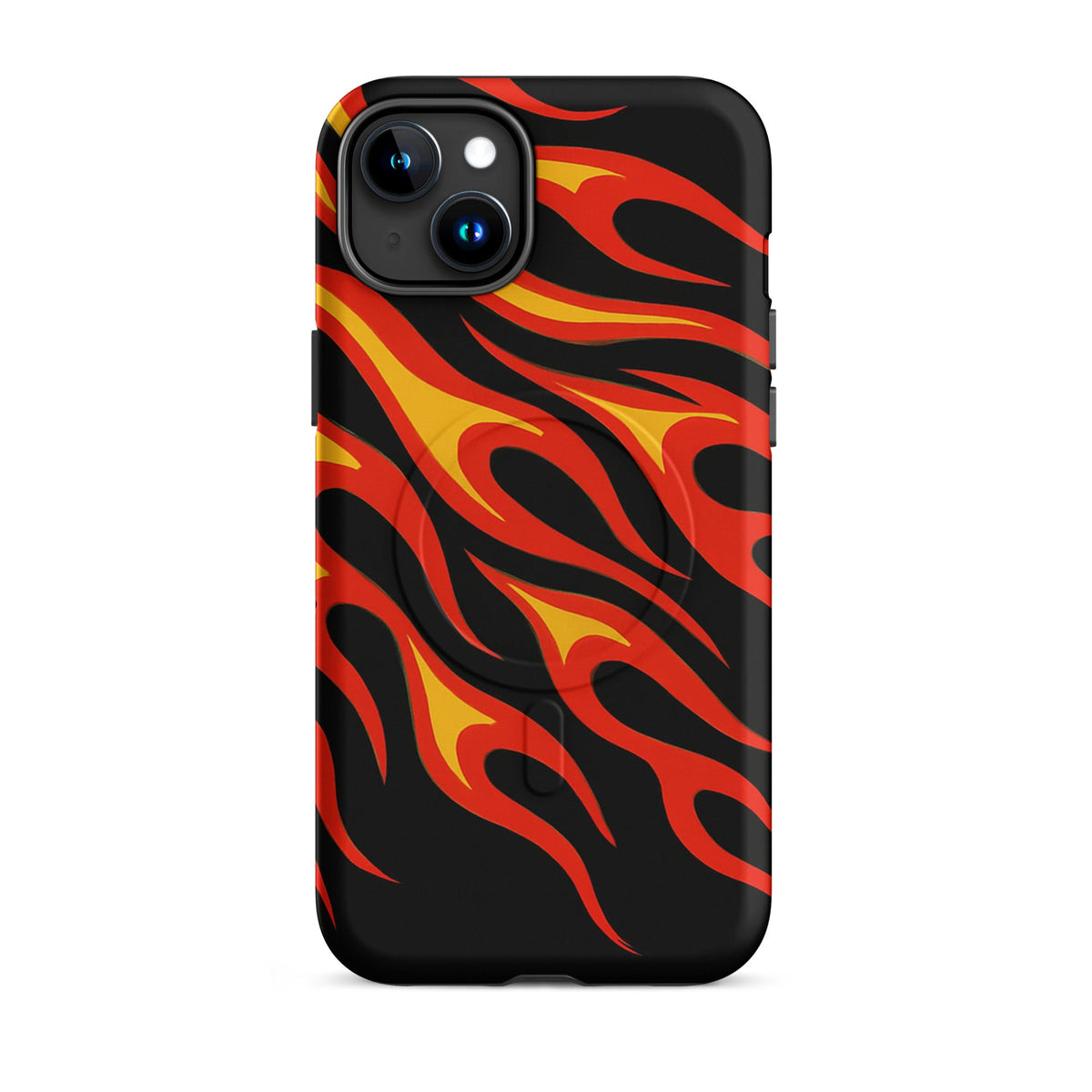 Bowling Flame MagSafe Case — dettaglio della stampa