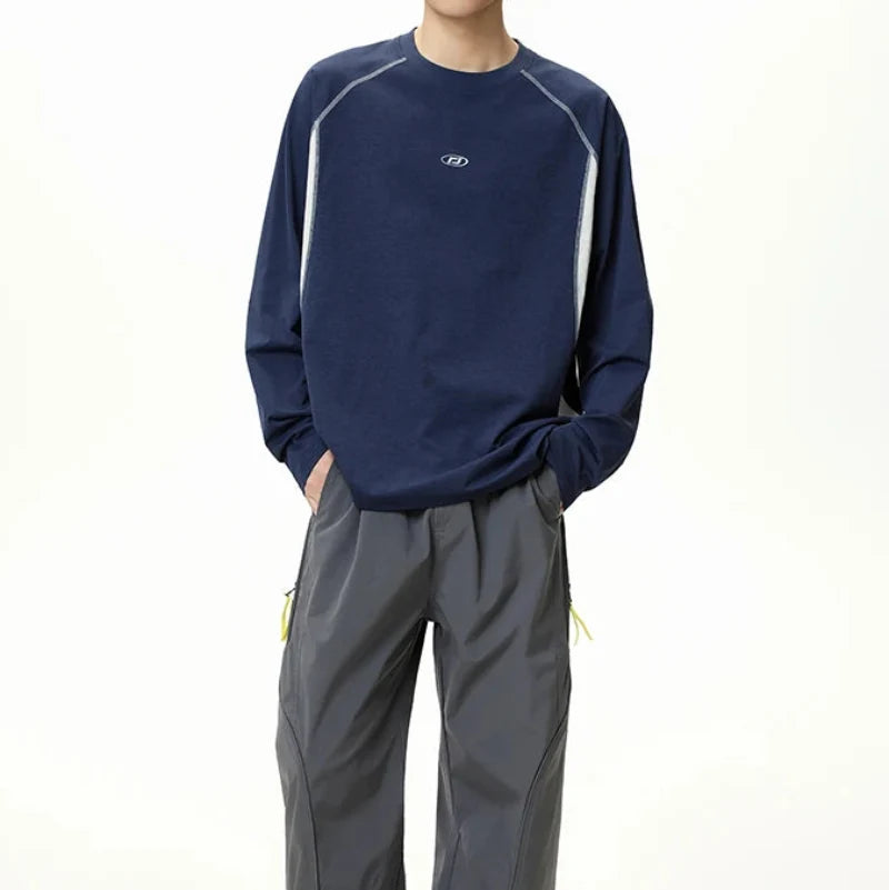 Breathable Embroidered Loose Long Sleeve Top — in alternativa