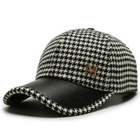 British Plaid Baseball Cap — dettaglio