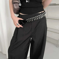 Bullet Head Rivet Faux Leather Belt — in alternativa