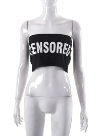 CENSORED Low Waist Mini Skirt — vista laterale