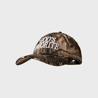 Camo God's Favourite Baseball Cap — vista frontale