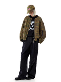 Camouflage Flight Bomber Jacket — in alternativa