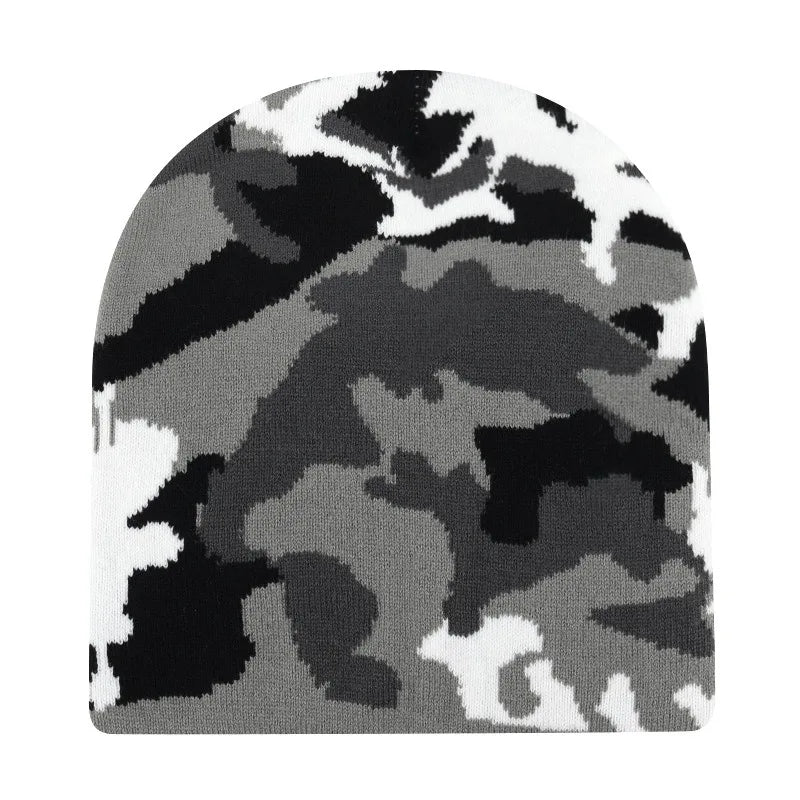 Camouflage Graphic Knit Beanie — dettaglio