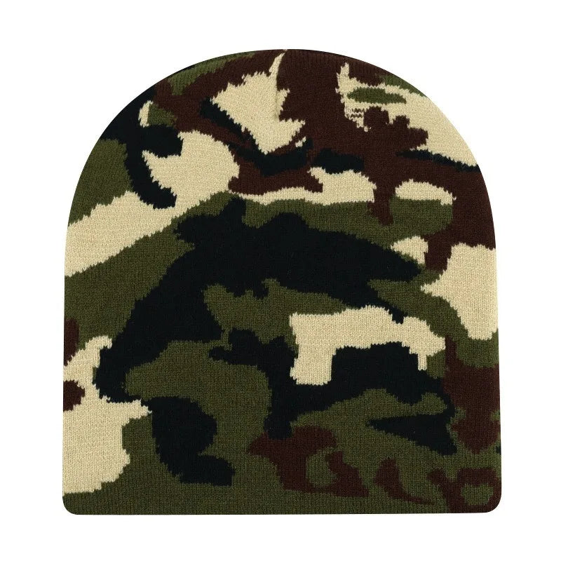 Camouflage Graphic Knit Beanie — in alternativa