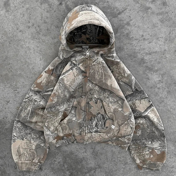 Camouflage Hoodie — vista frontale