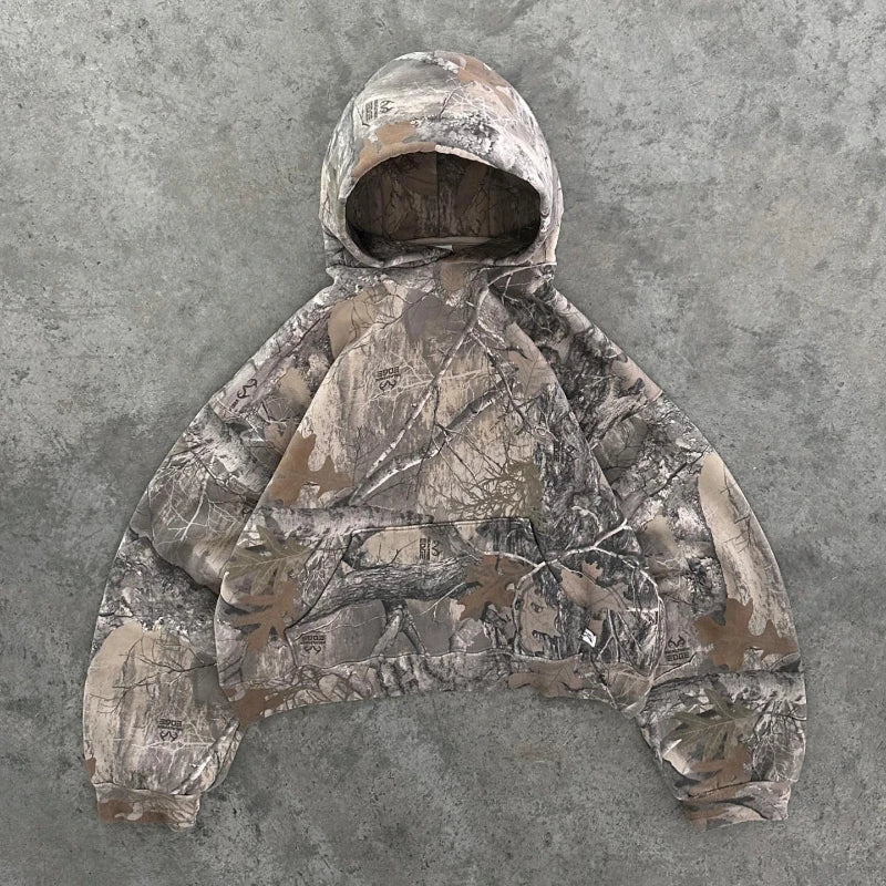 Camouflage Hoodie — vista posteriore