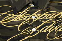 Camouflage Letter Graphic Polo Shirt — in alternativa