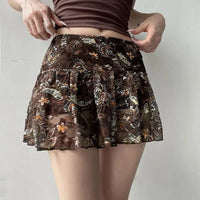 Cashew Low Waist Mesh Mini Skirt — in alternativa