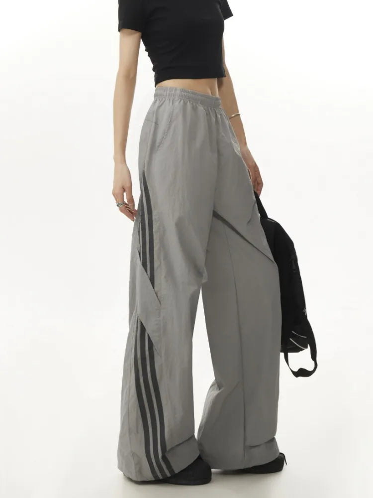 Casual Baggy Paratrooper Trousers — dettaglio della stampa