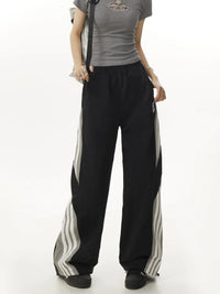 Casual Baggy Paratrooper Trousers — vista laterale