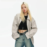 Casual Leather Jacket — in alternativa