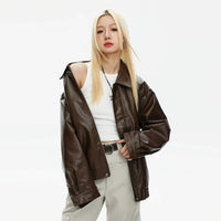 Casual Leather Jacket — dettaglio della stampa