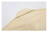 Cat Patch Embroidered Short Sleeve Work Shirt — dettaglio della stampa