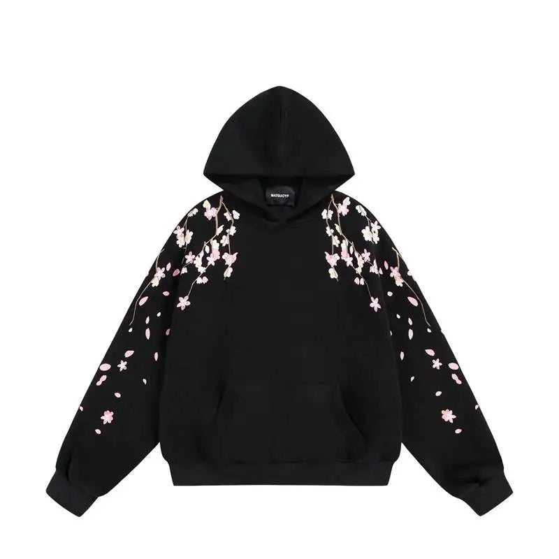 Cherry Blossom Graphic Hoodie — vista frontale