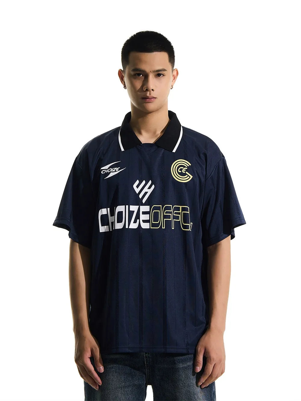 Collared Retro Soccer Jersey — dettaglio