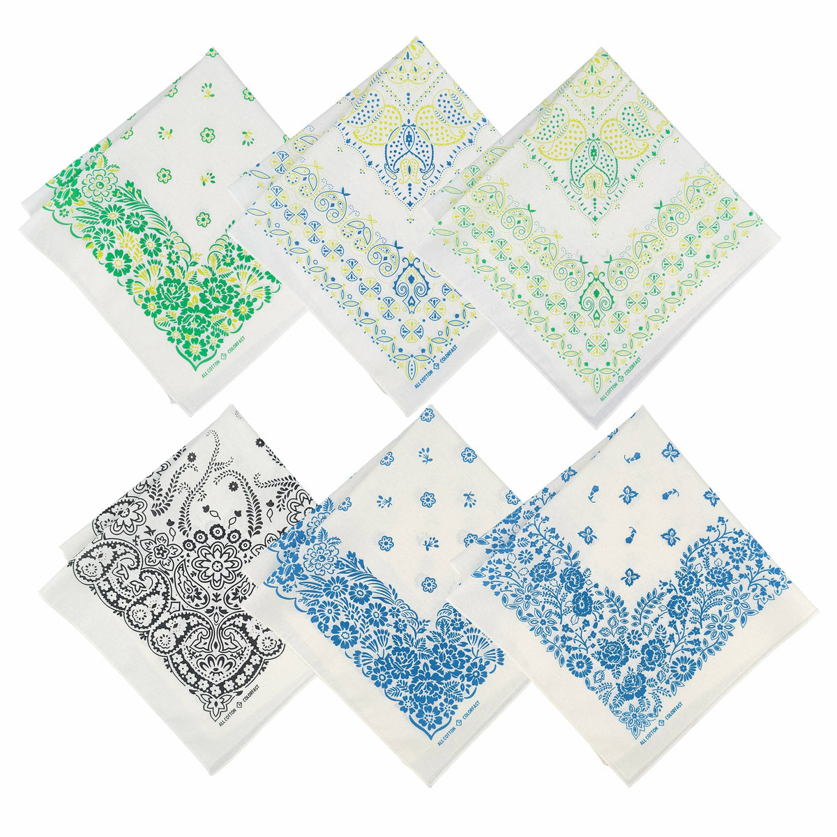 Cotton Cashew Bandana — dettaglio del tessuto