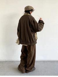 Country Boy Vintage Coat Jacket — dettaglio del tessuto