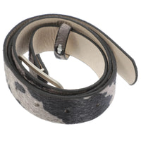 Cow Print Pu Belt — dettaglio della stampa